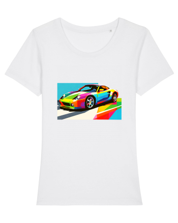 Masina Sport Pop Art White