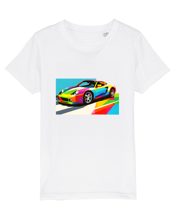 Masina Sport Pop Art White