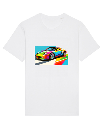 Masina Sport Pop Art White