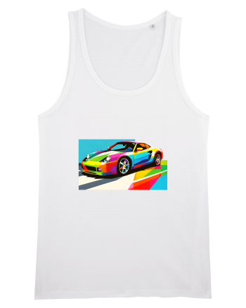 Masina Sport Pop Art White