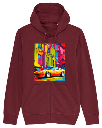 Masina Sport Pop Art Burgundy