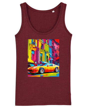 Masina Sport Pop Art Burgundy