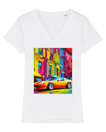 Masina Sport Pop Art White