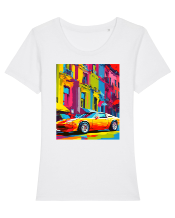 Masina Sport Pop Art White