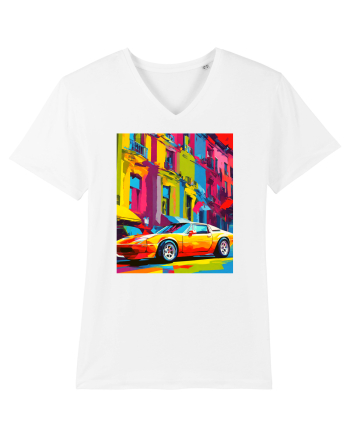 Masina Sport Pop Art White