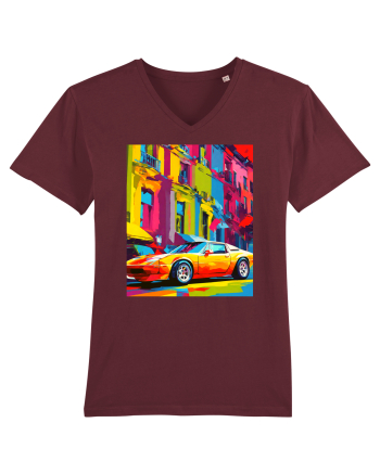 Masina Sport Pop Art Burgundy