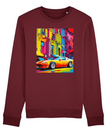 Masina Sport Pop Art Burgundy