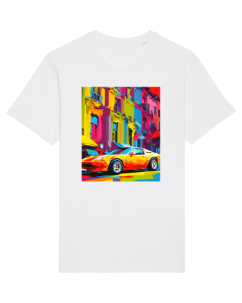 Masina Sport Pop Art White