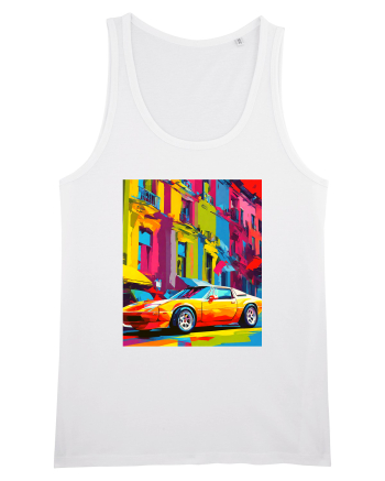 Masina Sport Pop Art White