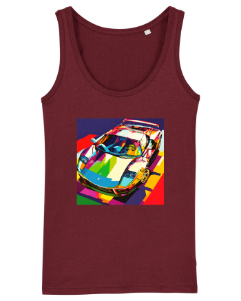 Masina Sport Pop Art Burgundy