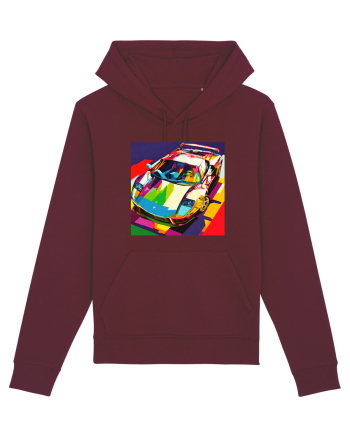 Masina Sport Pop Art Burgundy