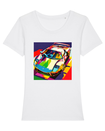 Masina Sport Pop Art White