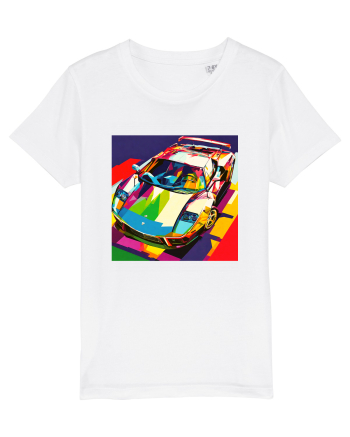 Masina Sport Pop Art White