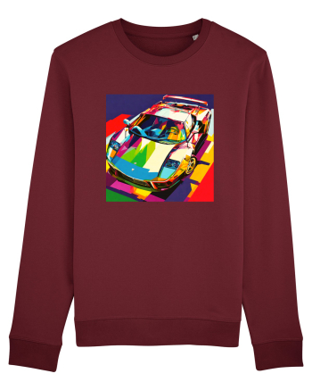 Masina Sport Pop Art Burgundy