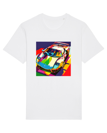 Masina Sport Pop Art White