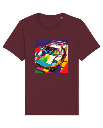 Masina Sport Pop Art Burgundy