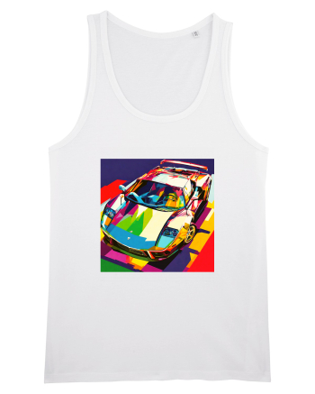 Masina Sport Pop Art White