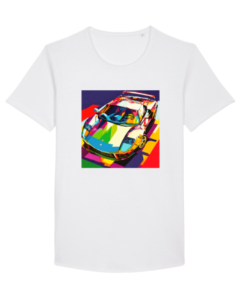 Masina Sport Pop Art White
