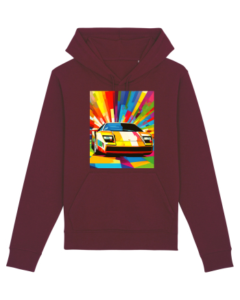 Masina Sport Pop Art Burgundy
