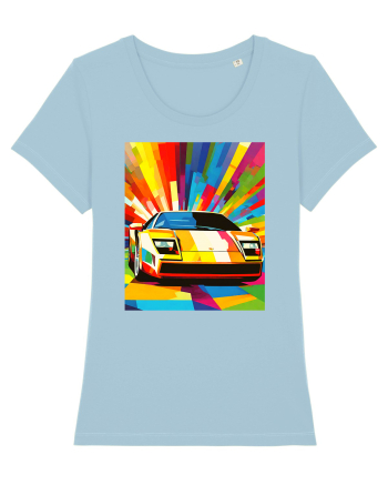 Masina Sport Pop Art Sky Blue