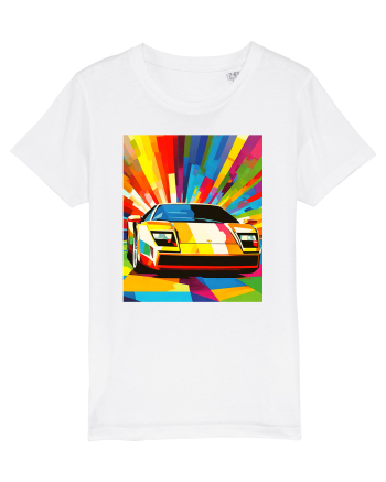 Masina Sport Pop Art White