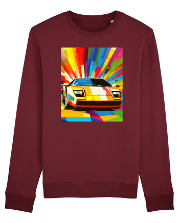 Masina Sport Pop Art Burgundy