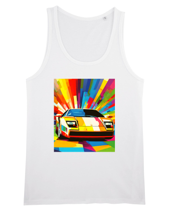 Masina Sport Pop Art White