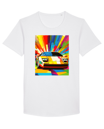 Masina Sport Pop Art White
