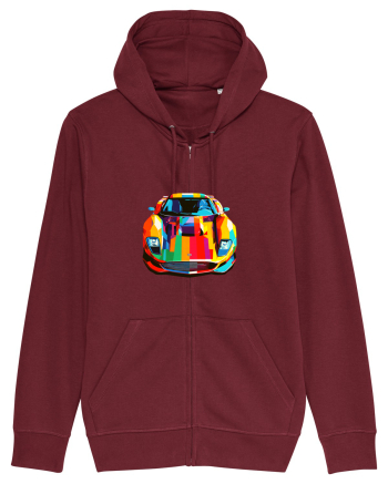 Masina Sport Pop Art Burgundy