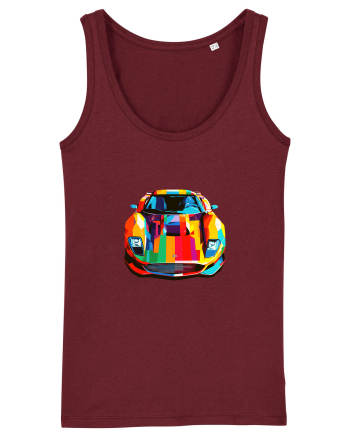 Masina Sport Pop Art Burgundy