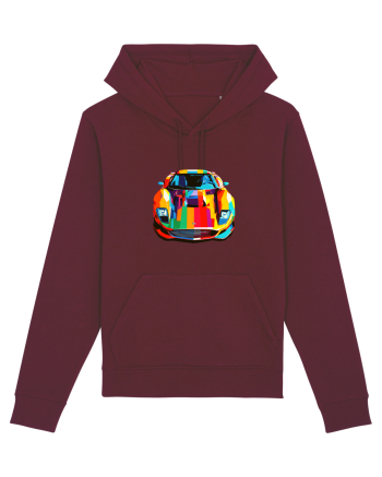 Masina Sport Pop Art Burgundy