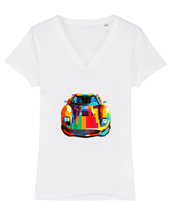Masina Sport Pop Art White