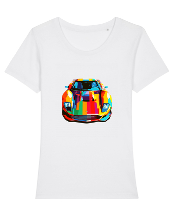 Masina Sport Pop Art White