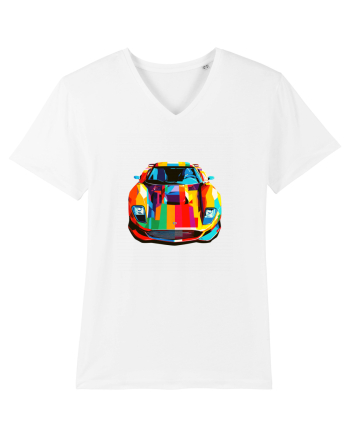 Masina Sport Pop Art White