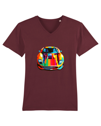 Masina Sport Pop Art Burgundy