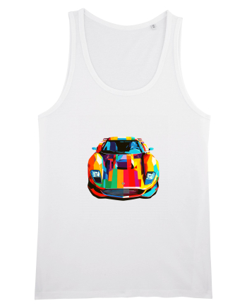 Masina Sport Pop Art White