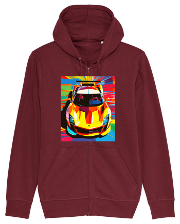 Masina Sport Pop Art Burgundy