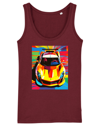 Masina Sport Pop Art Burgundy