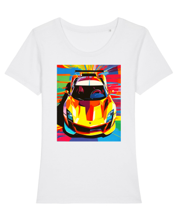 Masina Sport Pop Art White