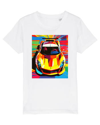 Masina Sport Pop Art White