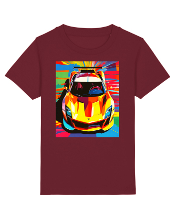 Masina Sport Pop Art Burgundy