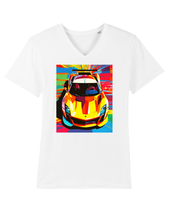 Masina Sport Pop Art White