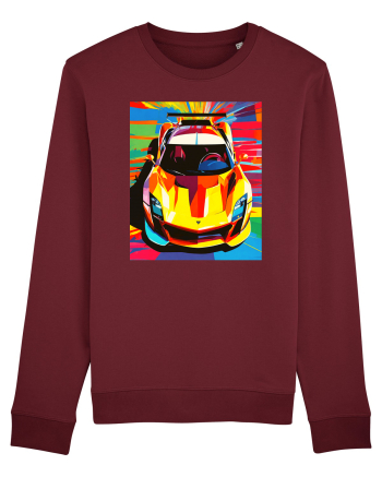 Masina Sport Pop Art Burgundy