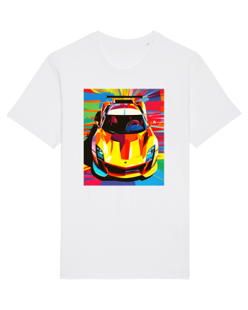 Masina Sport Pop Art White