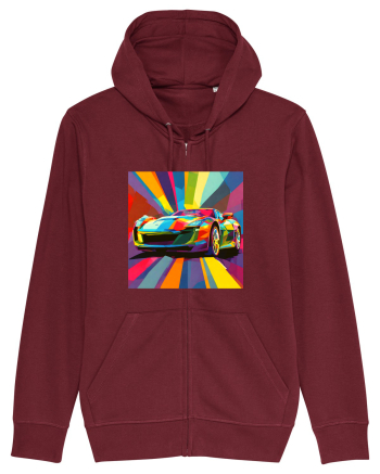 Masina Sport Pop Art Burgundy