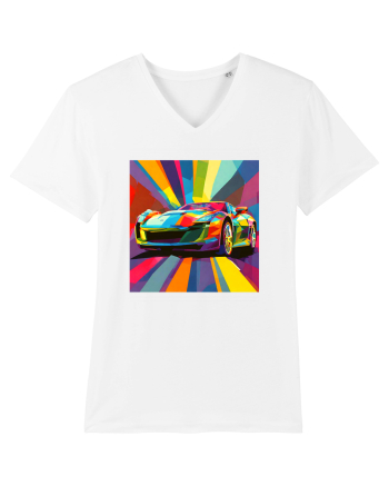 Masina Sport Pop Art White