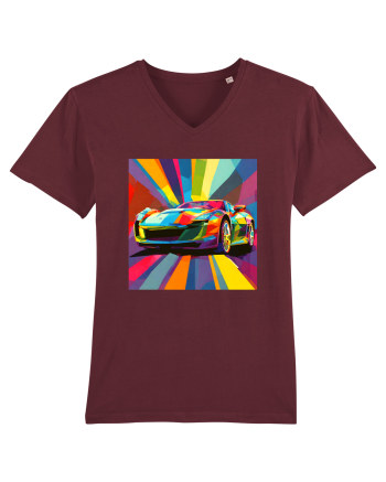 Masina Sport Pop Art Burgundy