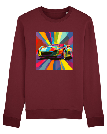 Masina Sport Pop Art Burgundy