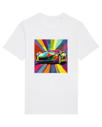 Masina Sport Pop Art White