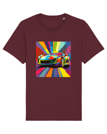 Masina Sport Pop Art Burgundy